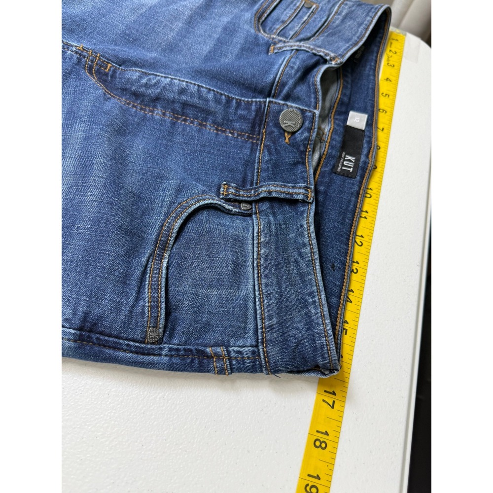KUT from the Kloth Natalie Bootcut Jeans Womens 12 High Rise Fab Ab Medium Wash - Picture 3 of 9